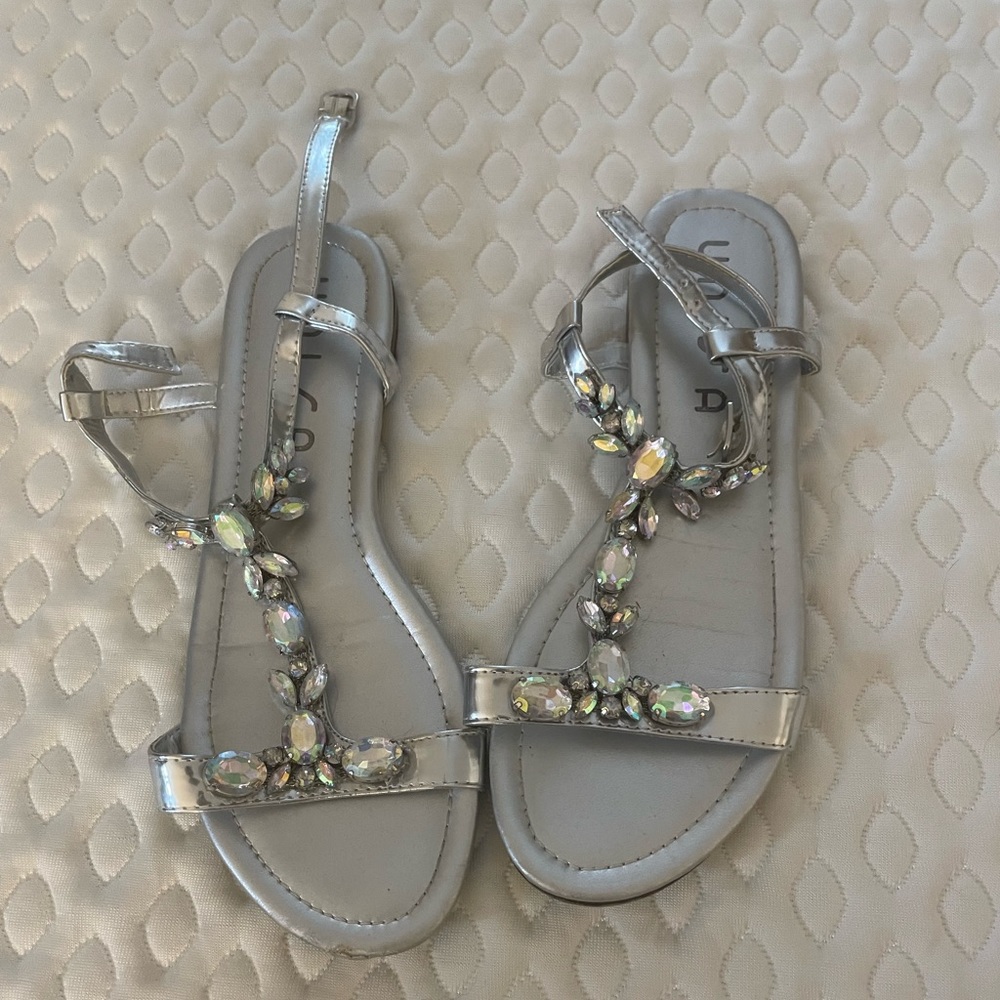 Unisa Rhinestone Flat Sandal